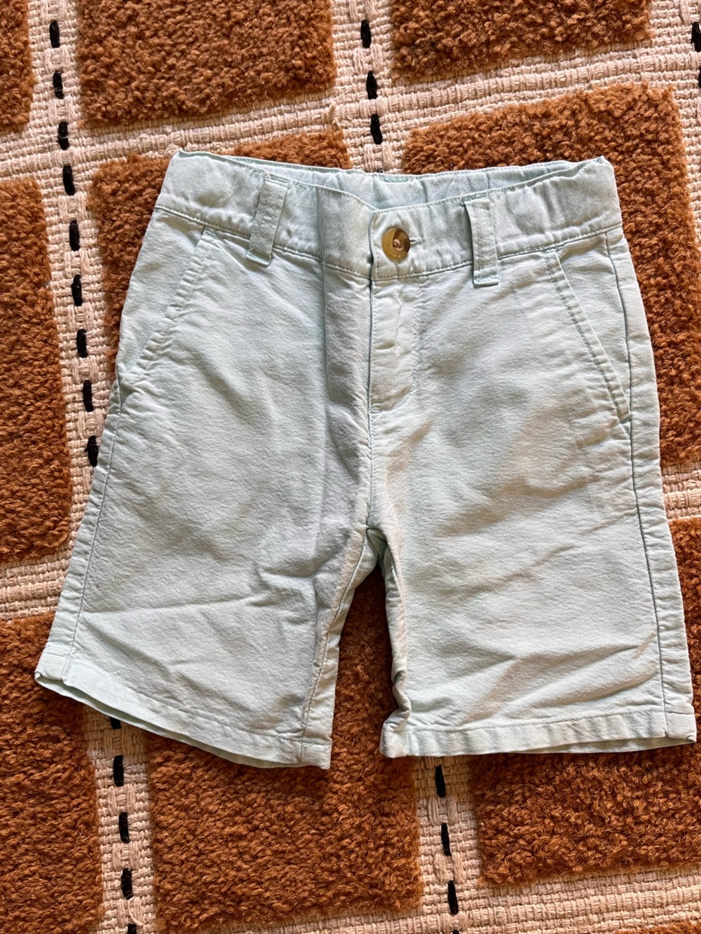 Janie and Jack Boys Light Blue Chino Shorts Size 3 toddler